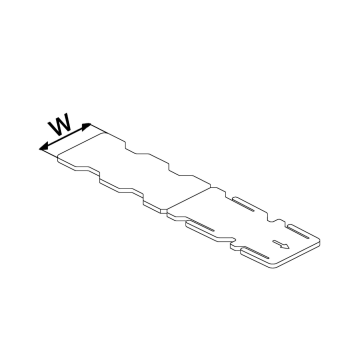 31mm U-Handrail Connector - Model 7250 CAD Drawing